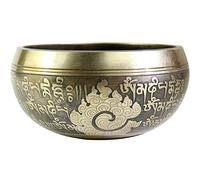 cuenco tibetano Auspicious Cloud Six Word Mantra Buddha Sound Bowl Yoga Bowl Sound Bowl(11cm)