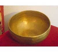 Cuenco tibetano budista para cantar, 5 pulgadas de diámetro, 400 gramos de peso.