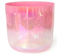 Cuenco Tibetano, Cuencos Tibetanos de Cristal, Meditacion Cuenco de Canto, para la Meditación Chakra Healing, Oración, Yoga, Budismo y Sanación a través de la Vibración (7inch,Pink)