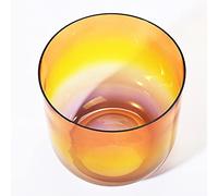 Cuenco Tibetano De 6 Pulgadas De Cristal De Cuarzo Transparente De Color Arcoíris, Mente Tranquila, Alma Tranquila, Equilibrio Del Chakra Del Cuerpo (Color : 440Hz, Size : D Tone)