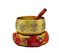 Cuenco tibetano de Buda, campana de bronce musical, cuenco para cantar de bronce tibetano, regalo de meditación de bronce para Yoga