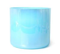 Cuenco tibetano de cristal Blue Alchemist, cuenco tibetano de cuarzo, hecho a mano, accesorios de meditación, alivia la fatiga y la ansiedad, para principiantes y profesionales (color: 8 pul