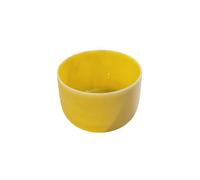 Cuenco tibetano de cristal Cuenco cantor de cristal cuarzo esmerilado, Color amarillo, Nota E, 8 pulgadas, meditación(440hz)
