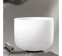 Cuenco tibetano de cristal Cuenco de cristal 10 pulgadas, cuencos grandes cuarzo, instrumento curación sonido for meditación y Yoga(10 Inch A Note 440Hz)