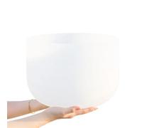Cuenco tibetano de cristal Cuenco de cristal hecho a mano 11 pulgadas, 440/432HZ, meditación, Yoga, terapia curación sonido, Cuencos Canto percusión profesional(11 Inch B Note 432HZ)