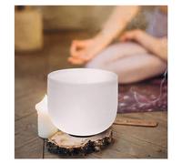 Cuenco tibetano de cristal, Cuenco tibetano de cristal cuarzo, 6-8 pulgadas, 432Hz, 440Hz, notas múltiples, meditación, Yoga, 7 Uds(6 inch)