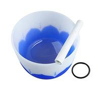 Cuenco Tibetano de Cristal, Diseño de Loto Curativo con Sonido, Alivio del Estrés Esmerilado, Mejora la Frecuencia de Resonancia Saludable, Cuenco Tibetano para Decoración (Nota