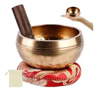 Cuenco Tibetano de Meditación - 8 cm de Diámetro con Cojín y Juego de Accesorios