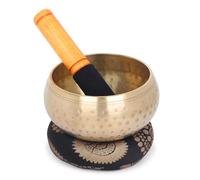 Cuenco tibetano de meditación de Zap Impex ® para yoga, de color dorado