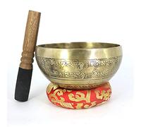 cuenco tibetano Hand-carved Scriptures The Buddha Of The Flower Of Life Yoga To Relieve Stress And Sound Bowl(15cm)