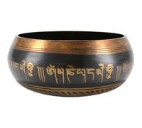 Cuenco tibetano hecho a mano en Nepal, cuenco de sonido y meditación para curar chakras, yoga, conciencia plena (14,5 cm)
