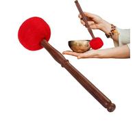 Cuenco Tibetano | Palillos De Madera Para Campanas Sonoras,Instrumento Musical Purificación Energética Crecimiento Personal Práctica Mindfulness