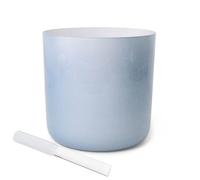 Cuencos cantores de cristal de cuarzo, Cuenco tibetano Alchemy Crystal de 7 pulgadas con múltiples notas musicales(F Note)