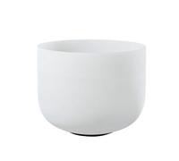 Cuencos cantores de cristal de cuarzo esmerilado de 10 pulgadas con nota de 432 Hz