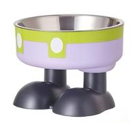 Cuencos caprichosos para mascotas: donde la diversión se une a la función, haciendo que la hora de la comida sea una cola, ¡asunto de meneo para tus amigos peludos! (morado)