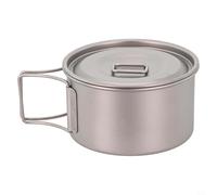 Cuencos con mango plegable, gran opción para preparar comidas en tu próxima aventura al aire libre (cuenco de 450 ml con tapa)