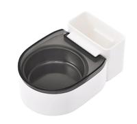 Cuencos de agua para gatos - Plato en forma de inodoro | Funny Raised Automatic Flow Water Bowl for Cats and Small Dogs, Cute Pet Drinking Dish Feeding at Home, Bathroom, Living Room, Kitchen Or