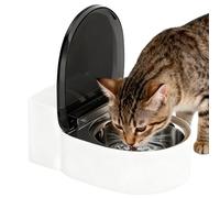 Cuencos de agua para gatos - PP Funny Toilet Design Pet Drinking Bowl | Máquina expendedora de alimentos, antiderrames, para perros y alimentos, hogar, baño, salón, coi