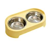 Cuencos de agua para mascotas, plato antideslizante a prueba de fugas, cuencos dobles de comida para perros, para gatitos, hogar, interior, exterior, patio, jardín, sala de estar