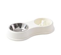 Cuencos de alimentación lenta para perros con base antideslizante, cuencos y bebederos de acero inoxidable, accesorios para perros pequeños, gatos, cuenco de alimentación antideslizante, doble tazón