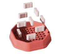 Cuencos de alimentación lenta para perros, cuenco antiasfixia, plato de alimentación interactivo con patrón en espiral, promueve hábitos alimenticios saludables para perros, cachorros, mascotas, gatos