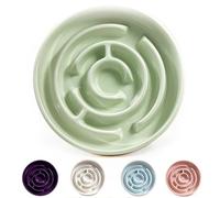 Cuencos de alimentación lenta para perros, cuenco de silicona para perros con antideslizante, comedero lento y diseño antideslizante, reductor de aburrimiento y ansiedad, adecuado para perros y gatos