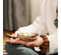 Cuencos de canto budista de 10 cm, cuenco curativo para yoga, atención plena y terapia de chakras