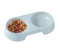 Cuencos de comida para perros | Cuenco doble para gato elevado Macaron | Juego de cuencos de comida y agua para cachorros, cuencos para mascotas para alimentar perros pequeños, medianos y grandes, gat