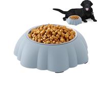 Cuencos de comida y agua para mascotas, cuencos antideslizantes para perros, cuencos de metal para comida para gatos, bandeja de silicona antiderrames, comedero de silicona para gatos, cuencos de