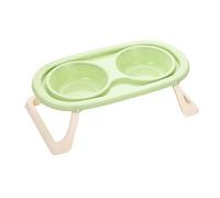 Cuencos de gato elevados - altura de gato. Altura desmontable altura ajustable Nsure Alimentación adecuada para la edad para tu chatavec la altura ajustable de este doble cuenco, bonito diseño en la