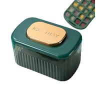 Cuencos de hielo con tapa y bandeja, cubo de hielo para whisky | Easy Release Portable Ice Maker | Suministros de congelador con tapa y bandeja, suministros de clima cálido para el hogar, recolección