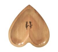 Cuencos de oración cristianos con forma de corazón para decoración de casa de campo | Cuenco de madera hecho a mano para iglesia, bautizo, cumpleaños, meditación, Navidad, sala de estar y hogar