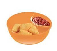 Cuencos De Servicio De Buceo - Plato De Galletas Con Chip Apilable, Bandeja De Cereales Disecados | Cuenco De Aperitivo Divisa Con Sección De Pan Y Divisor Integrado, Placa De Snack Multiusos P