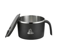 Cuencos de sopa con , recipientes de acero inoxidable para preparación de comidas, cuenco de fideos instantáneos para sopa, para desayuno, almuerzo, cena, aperitivos, cocina, oficina, trabajo