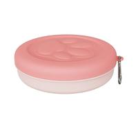 Cuencos de viaje para perros, platos portátiles de comida y agua con tapa para mascotas, plato de alimentación para gatos, comederos de mascotas, cuencos de comida de viaje con tapa