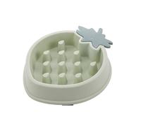Cuencos elevados for perros, lindo cuenco de comida lenta for mascotas con forma de fruta, material plástico, comedero lento, cuenco for gatos, antideslizante for aliviar a las mascotas de comer demas