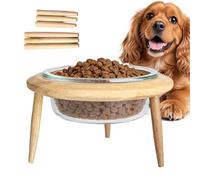 Cuencos elevados para gatos - Alimentador de agua para mascotas antivómitos con soporte, altura ajustable, cuenco de comida para gatos, para sala de juegos, apartamento, comedor, esquina, tiempo solo