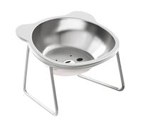 Cuencos elevados para gatos | Comedero para mascotas con soporte | Plato elevado para gatos, para el hogar, sala de estar, cocina, apartamento, comedor, esquina a solas
