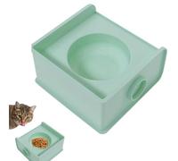 Cuencos elevados para gatos: elegante soporte elevado, soporte de protección del cuello empalmable | Cuencos multifuncionales para jaulas para mascotas, para comer sano para gatos,
