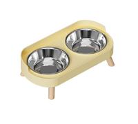 Cuencos elevados para gatos y alimentos con diseño para una alimentación más fácil y una mejor digestión, vómitos, platos de alimentación lenta para soporte pequeño, mediano y grande, agua seca y