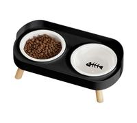 Cuencos elevados para mascotas, plato antideslizante para alimentos, soporte elevado para gatos y perros con cuenco extraíble para cachorros o , mascotas pequeñas a grandes, fácil de limpiar y