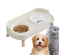 Cuencos elevados para mascotas, plato antideslizante para alimentos, soporte elevado para gatos y perros con cuenco extraíble para cachorros o , mascotas pequeñas a grandes, fácil de limpiar y