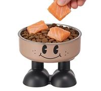 Cuencos Elevados para Perros - De Acero Inoxidable, Cuencos Elevados para Mascotas A Prueba De Fugas | Comidas Cómodas Y Saludables | 4,13 Pulgadas Reducen La Fatiga del Cuello De Las Articul