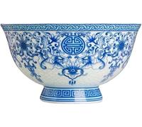 Cuencos for servir, cuencos de cereales, cuenco de cerámica* Cuenco de arroz de porcelana estilo palacio antiguo chino, cuenco de gachas, cuenco de sopa, 6.0 in, 6 pulgadas, cuenco de cerámica de colo