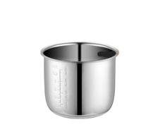 Cuencos Interiores A Presión Eléctrica, 2L, 2,5l, 4L, 5L, 6L, Revestimiento De Cocina, Tanque De Tazón Multicocina For Cocinar Sopa Y Gachas(4L stainless steel)