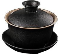 Cuencos, juego de té kung fu, cuenco cubierto, taza tradicional cerámica agrietada con hielo, Gaiwan for el hogar, viaje, vajilla china(1)