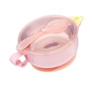 Cuencos Llenos De Agua Con - Vajilla De Silicona Pp De 7,09x3,15 Pulgadas, Lindo Contenedor Para Niños | Tapa De Seguridad A Prueba De Polvo, Herramienta De Alimentación Con Forma De Dibujos A