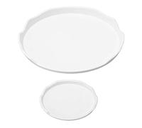 Cuencos para Alimento y Agua de Reptil, 2 Piezas, Forma de Cascara de Huevo, Cuenco para Tortugas y Lagartos - Diseño Poco Profundo, Material ABS Duradero, Fácil de Limpiar para