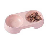 Cuencos para cachorros - Macaron Cuenco Doble Gato Alto | mediano ligero
