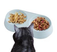 Cuencos para comida para perros | Macaron Cuenco Doble Gato Alto